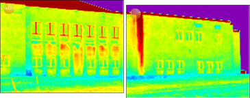 Thermal Imaging determines areas of Energy Loss